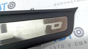 Rear left outer door sill trim for Kia Niro 17-22, chrome, scratches on chrome