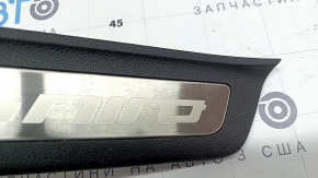 Rear left outer door sill trim for Kia Niro 17-22, chrome, scratches on chrome
