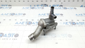 Thermostat housing assembly for Hyundai Sonata 20-26 HEV, 2 parts, metal