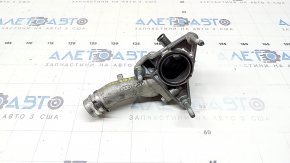 Thermostat housing assembly for Hyundai Sonata 20-26 HEV, 2 parts, metal