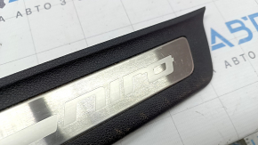Front left outer door sill plate for Kia Niro 17-22, chrome, scratches on chrome, dry-cleanable