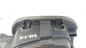 The fuel filler door housing of a Hyundai Sonata 20-22 has broken fasteners.