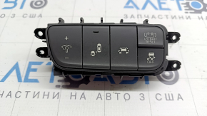 Kia Niro 17-19 HEV gray dash button block with BSM, lane keeping assist and stability control off