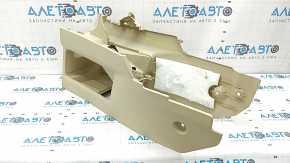 Lexus RX350 RX450h 13-15 lower console base, beige, scratches, needs cleaning, plastic has turned white