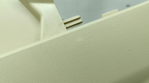 Lexus RX350 RX450h 13-15 lower console base, beige, scratches, needs cleaning, plastic has turned white