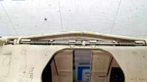 Lexus RX350 RX450h trunk opening trim 10-15 chrome, beige, scratches, dents, whitened plastic, broken fasteners