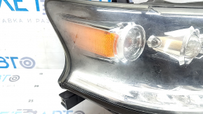 Right front headlight assembly for Lexus RX450h 13-15 rest LED + halogen, 3 lenses, polishable