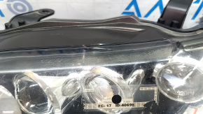Left front headlight assembly for Lexus RX450h 13-15, LED + halogen, 3 lenses, polished, web
