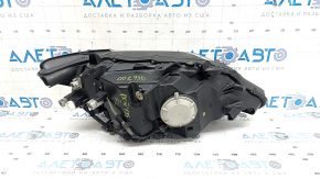 Left front headlight assembly for Lexus RX450h 13-15, LED + halogen, 3 lenses, polished, web