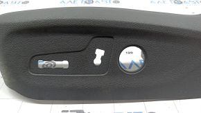 Driver's seat cover, left side, Kia Niro 17-22 HEV, PHEV, under control, gray, worn, needs dry cleaning, cracked mount