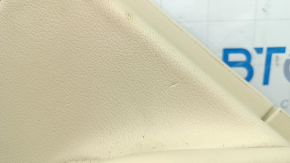 Rear left door panel for a Lexus RX350 RX450h 10-12, beige with brown, with beige leather insert, leather armrest, without a buzzer, with a handle, tears, scratches, dry-cleanable
