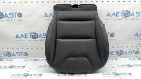 Driver's seat cushion upholstery for Kia Niro 17-22 HEV, PHEV, gray leather, perforated, heated, ventilated
