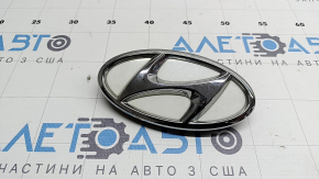 Hyundai Sonata 20-23 trunk release button emblem, white