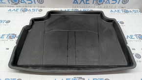 Black rear left rubber floor mat for Hyundai Sonata 20-23