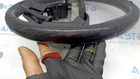 Kia Niro 20-22 HEV, PHEV steering wheel, bare, black leather, heated, no buttons, ready for re-upholstery