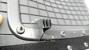 Driver's seat cover rear Kia Niro 17-22 HEV, PHEV gray, with mesh, scratches, broken fasteners