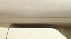 Front left door panel for Lexus RX350 RX450h 13-15, beige with beige leather insert, beige leather armrest, with handle, without squeaker, needs cleaning, scratches, tears, dented