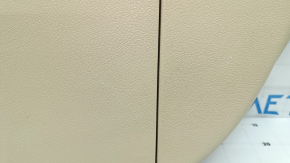 Front right door panel for Lexus RX350 RX450h 13-15 beige with beige leather insert, beige leather armrest, with handle, without tweeter, scratches
