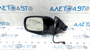 Left side mirror Audi Q5 8R 09-17 15 pins, BSM, auto-dimming, auto-folding, swivel, heated, backlight, black, crack