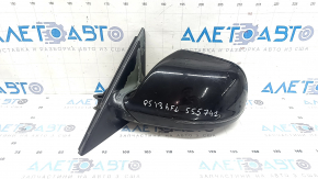 Left side mirror Audi Q5 8R 09-17 15 pins, BSM, auto-dimming, auto-folding, swivel, heated, backlight, black, crack
