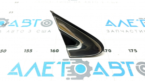 Triangle corner of the front right fender of the Hyundai Santa FE 19-23, chrome and gloss black