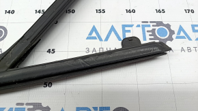 Mitsubishi Outlander 22-26 front left door glass seal, matte black, scratches, dented