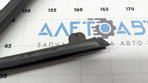 Mitsubishi Outlander 22-26 front left door glass seal, matte black, scratches, dented