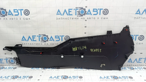 Mitsubishi Outlander 22-26 right side center console trim, black, scratches