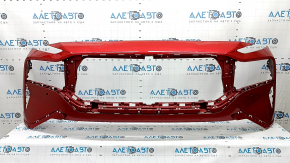 Front bumper bare Hyundai Santa FE 21-23 for parking sensors, Park Assist, radar and 360 camera, red