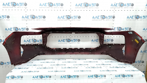 Front bumper bare Hyundai Santa FE 21-23 for parking sensors, Park Assist, radar and 360 camera, red