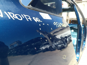 Kia Niro 17-22 HEV rear right quarter wing, PHEV body, blue, dents