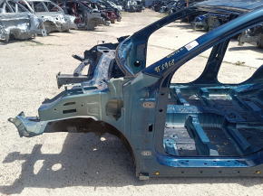 Front left quarter panel of Kia Niro 17-22 HEV on the body, blue