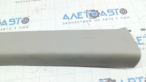 Mitsubishi Outlander 22-26 front pillar trim, upper right, gray, dry-cleanable