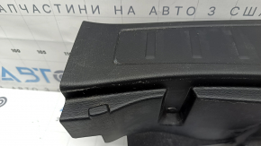Mitsubishi Outlander 22-26 black trunk opening trim with chrome trim, with a plug for the lock hook, the chrome trim has peeled off, scratches