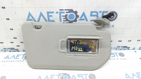 Mitsubishi Outlander 22-26 right visor, gray, without hook, backlit, scratches