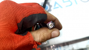 Right side mirror assembly for Mitsubishi Outlander 22-26, 13+2 pins, turn signal, heated, auto-folding, BSM, camera, silver, with carbon fiber trim