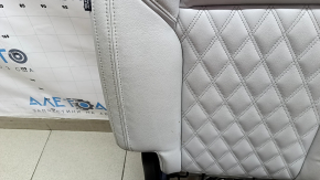 Rear seats, 2nd row, right, Mitsubishi Outlander 22-26 with airbag, black leather combination