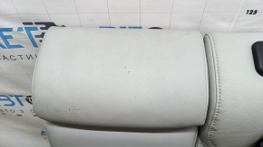 Rear seats, 2nd row, left, Mitsubishi Outlander 2022-2026, without airbags, gray leather, heated, wrinkled, needs cleaning
