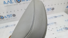 Front right headrest for Mitsubishi Outlander 22-26, gray leather, dry-cleanable