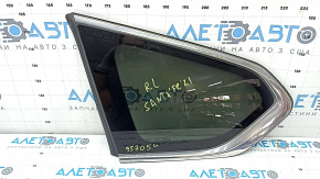 Rear left blind glass window Hyundai Santa FE 21-23 matte chrome
