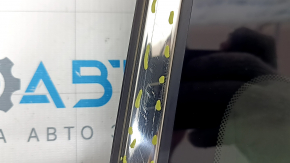 Rear right window, blind glass, Hyundai Santa FE 21-23, tinted, chrome, worn chrome