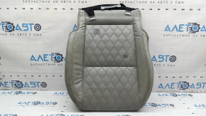 Mitsubishi Outlander 22-26 passenger seat cushion upholstery, gray leather, heated, dry-cleanable