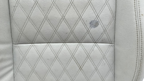 Mitsubishi Outlander 22-26 passenger seat cushion upholstery, gray leather, heated, dry-cleanable