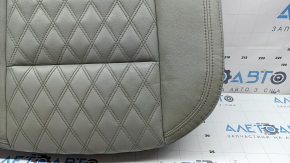 Mitsubishi Outlander 22-26 rear seat cushion, 2nd row, left, gray leather, heated, dry-cleanable