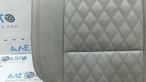 Mitsubishi Outlander 22-26 rear seat cushion, 2nd row, right, gray leather, heated