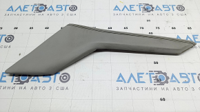 Mitsubishi Outlander 22-23 upper left side center console trim, gray leather, dry cleanable, peeling