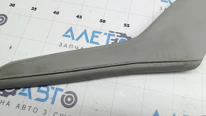 Mitsubishi Outlander 22-23 upper left side center console trim, gray leather, dry cleanable, peeling