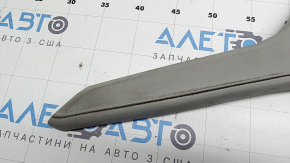 Mitsubishi Outlander 22-23 upper left side center console trim, gray leather, dry cleanable, peeling