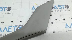 Mitsubishi Outlander 22-23 upper left side center console trim, gray leather, dry cleanable, peeling