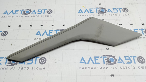 Mitsubishi Outlander 22-23 center console trim, upper right side, gray leather, dry cleanable, peeling
